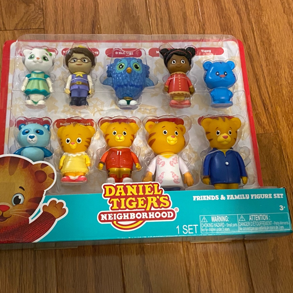 Daniel Tiger Friends and Family Figurines.